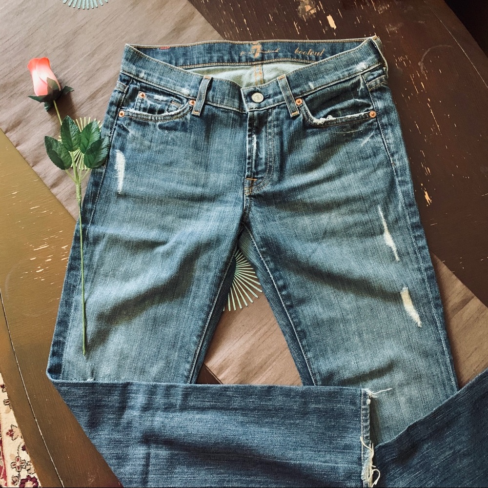 7 For All mankind bootcut jeans size 27